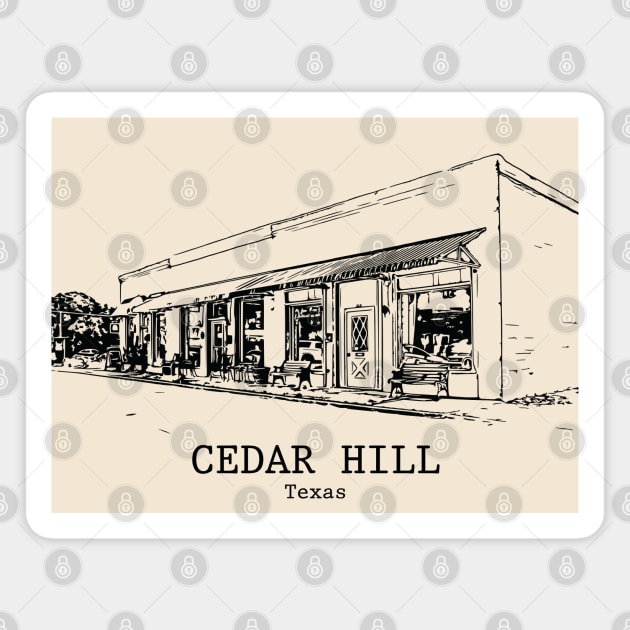 Cedar Hill - Texas Magnet by Lakeric